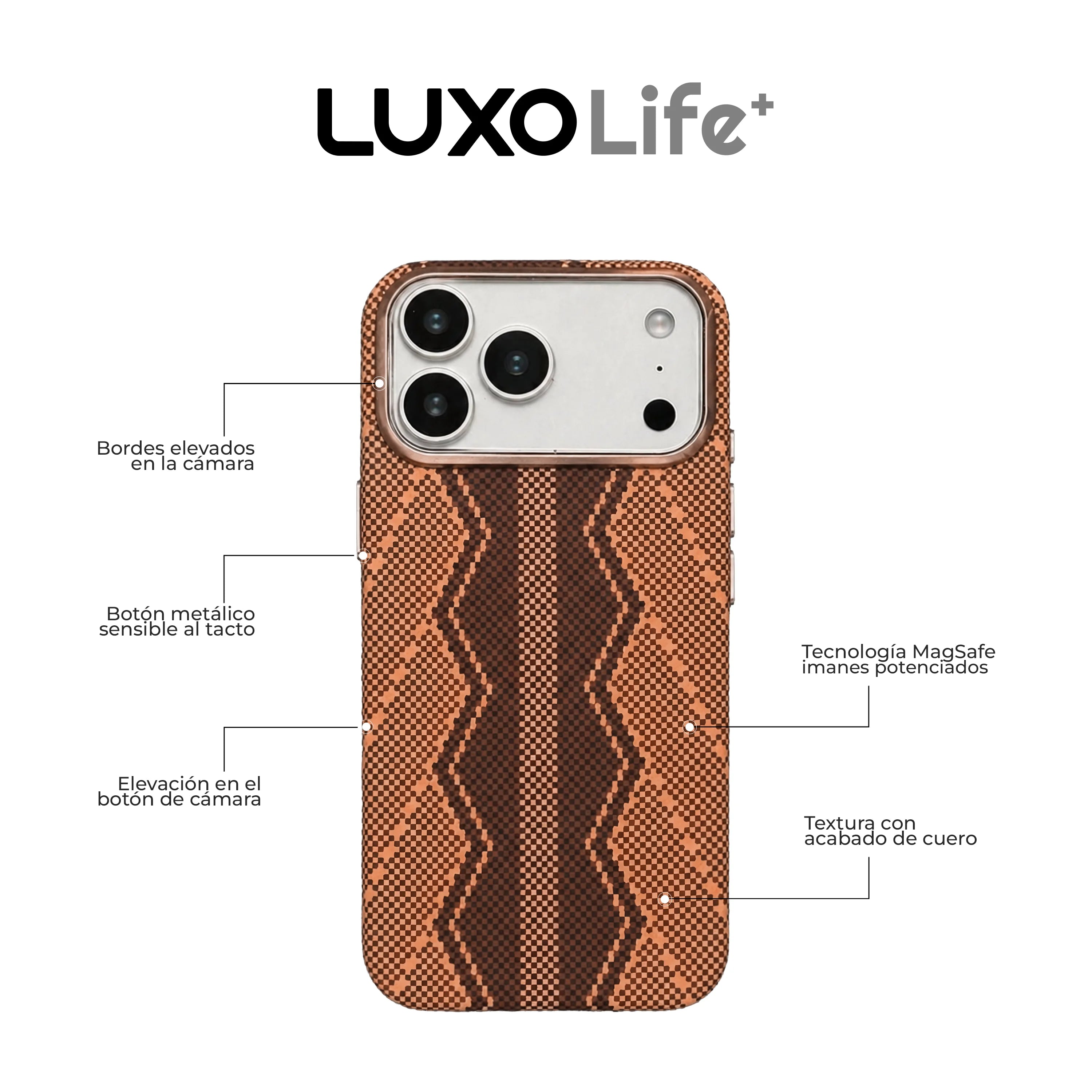 Case Luxo Aligator - iPhone 17 Pro Max (Magsafe)