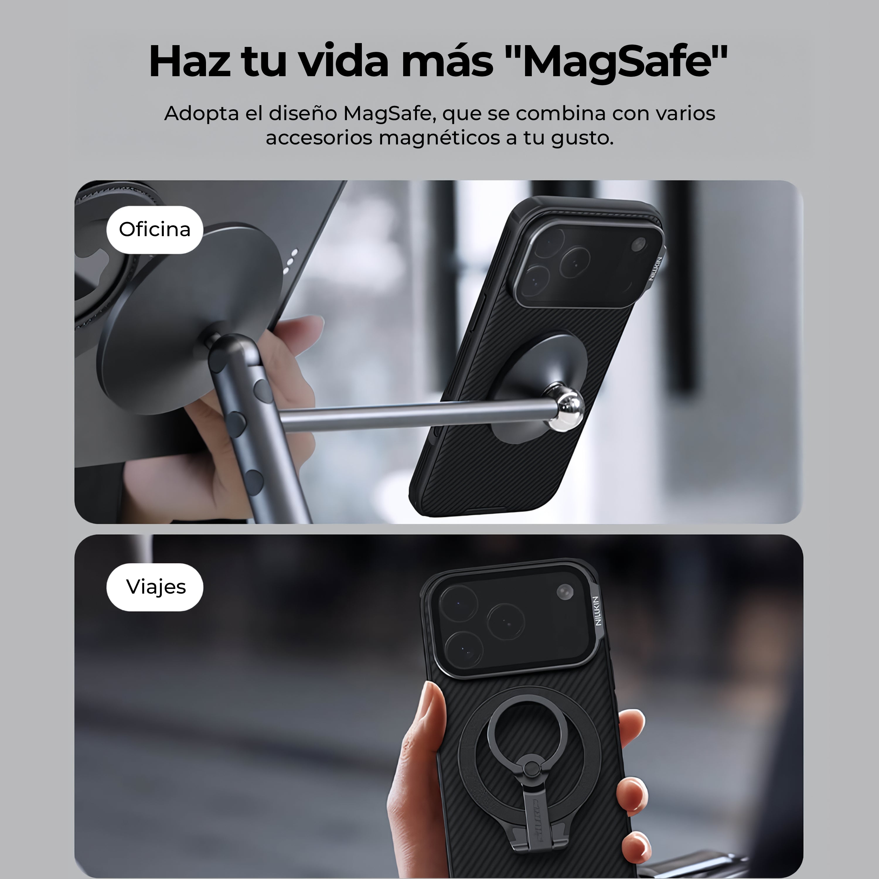 Case Nillkin CamShield Prop - iPhone 17 Pro Max  ( Lente Oscuro ) (Magsafe)