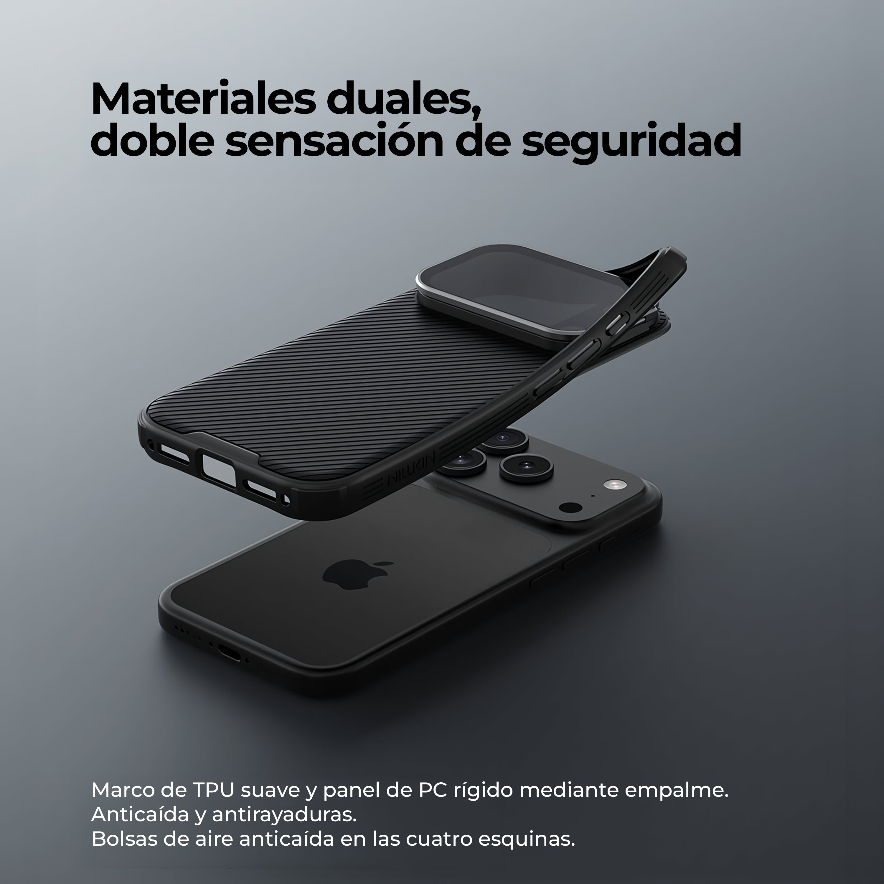 Case Nillkin CamShield Prop - iPhone 17 Pro Max  ( Lente Oscuro ) (Magsafe)
