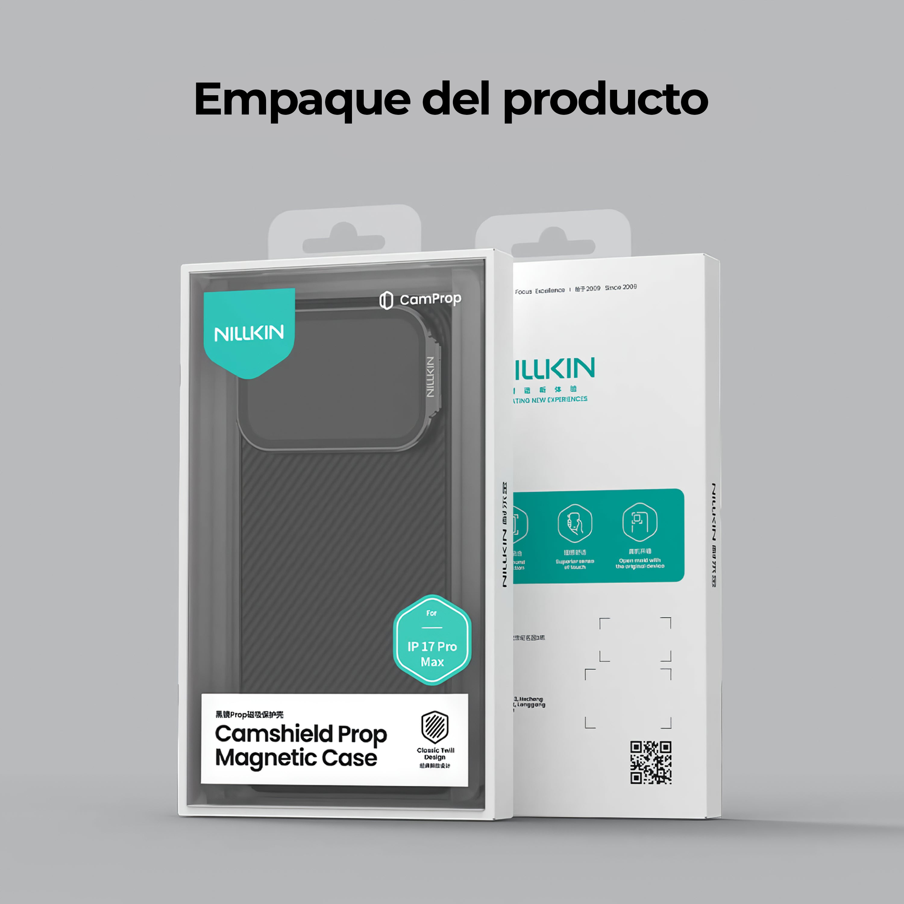 Case Nillkin CamShield Prop - iPhone 17 Pro Max  ( Lente Oscuro ) (Magsafe)