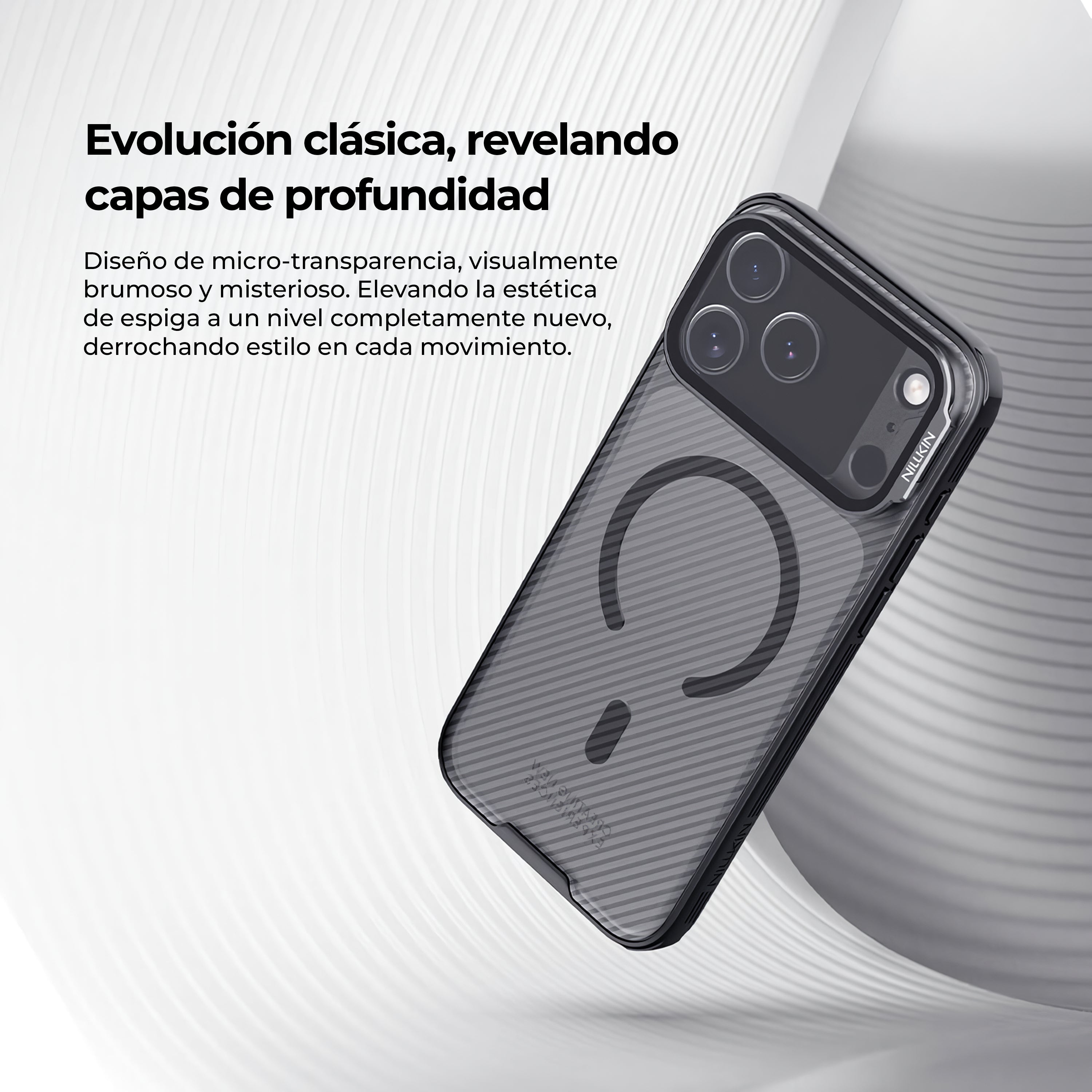 Case Nillkin CamShield Prop - iPhone 17 Pro Max ( Lente Transparente Oscuro ) (Magsafe)