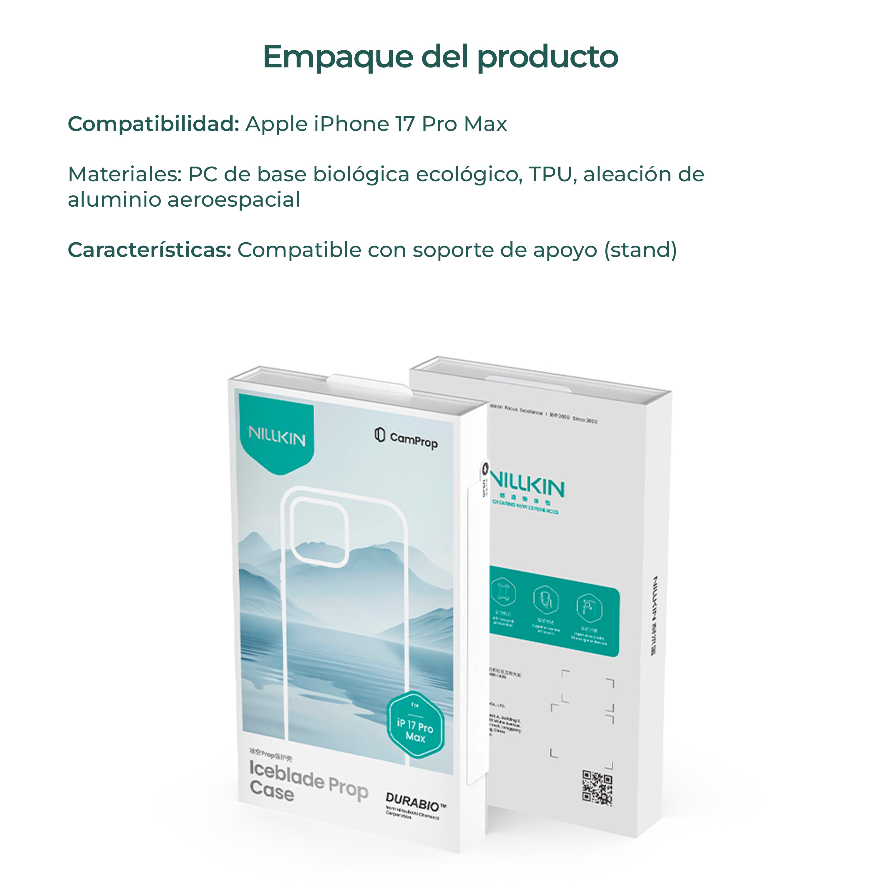 Case Nillkin Iceblade CamProp - iPhone 17 Pro Max (MagSafe)