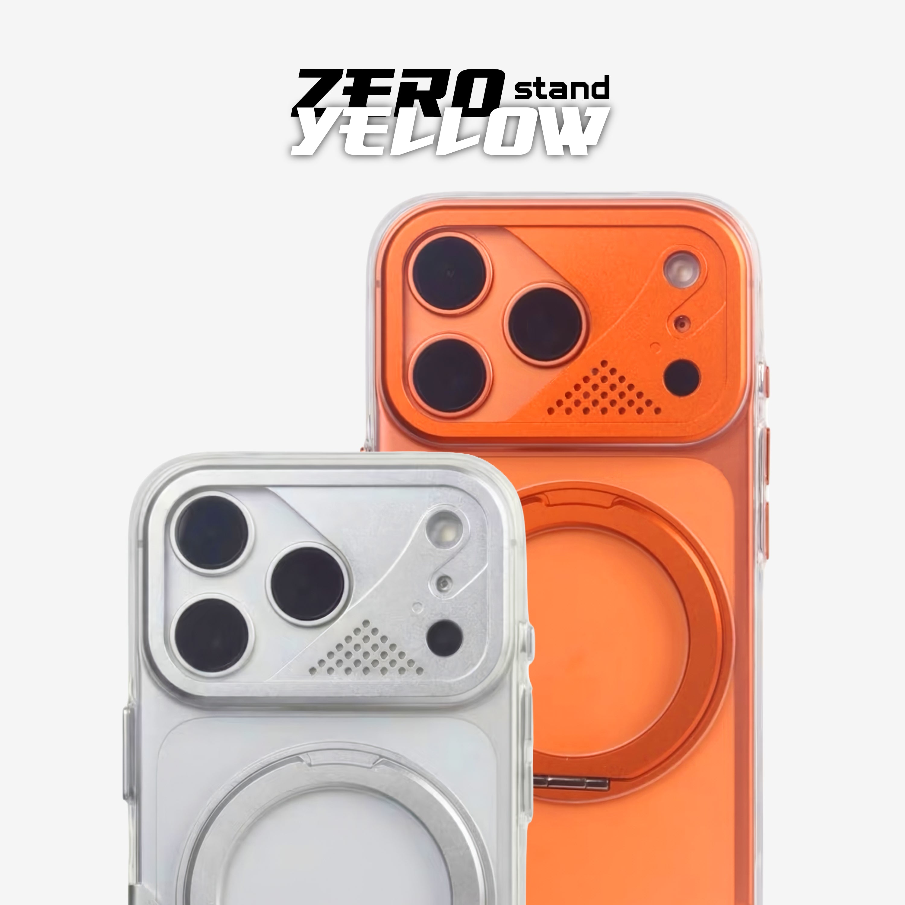 Case Zero Yellow Stand - iPhone 17 Pro (Magsafe)