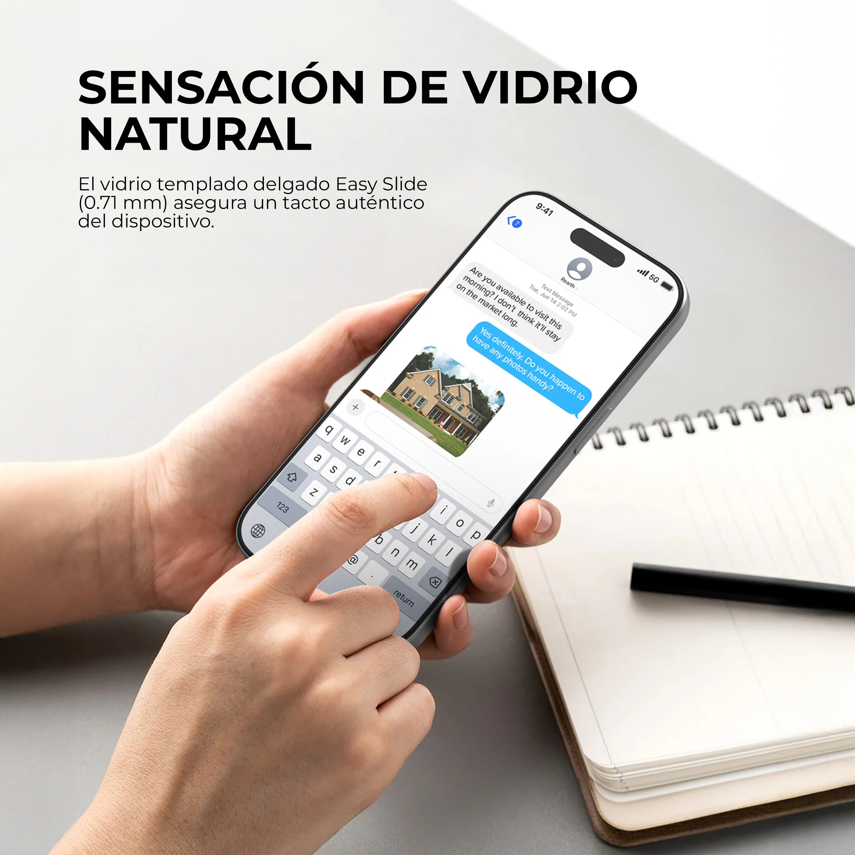 Protector de Pantalla Vidrio Ringke Easy Slide iPhone 17 Pro Max (Instalador) 1pcs