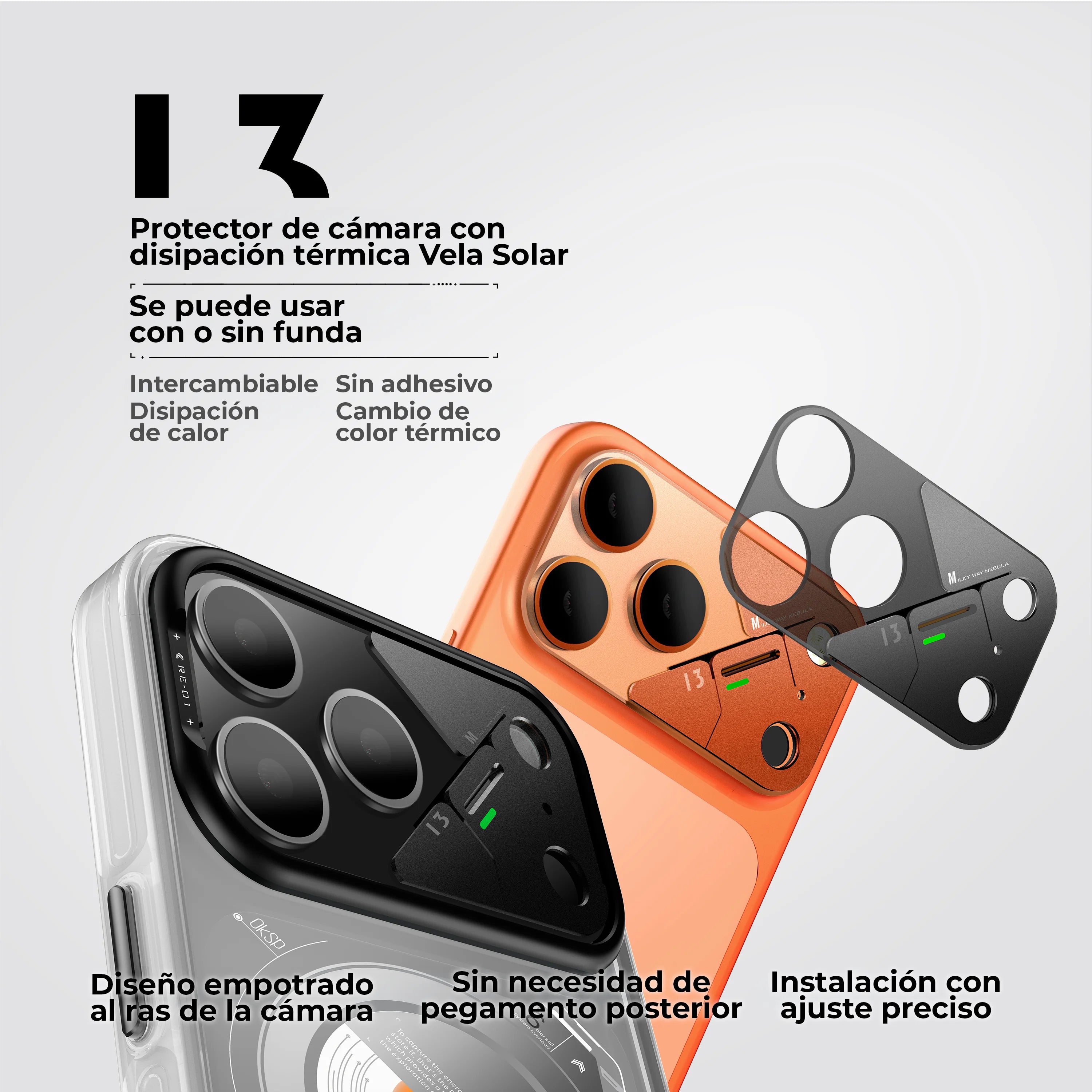 BiPack Case Core X Armor + Protector de Cámara OKSP - iPhone 17 Pro Max (MagSafe)
