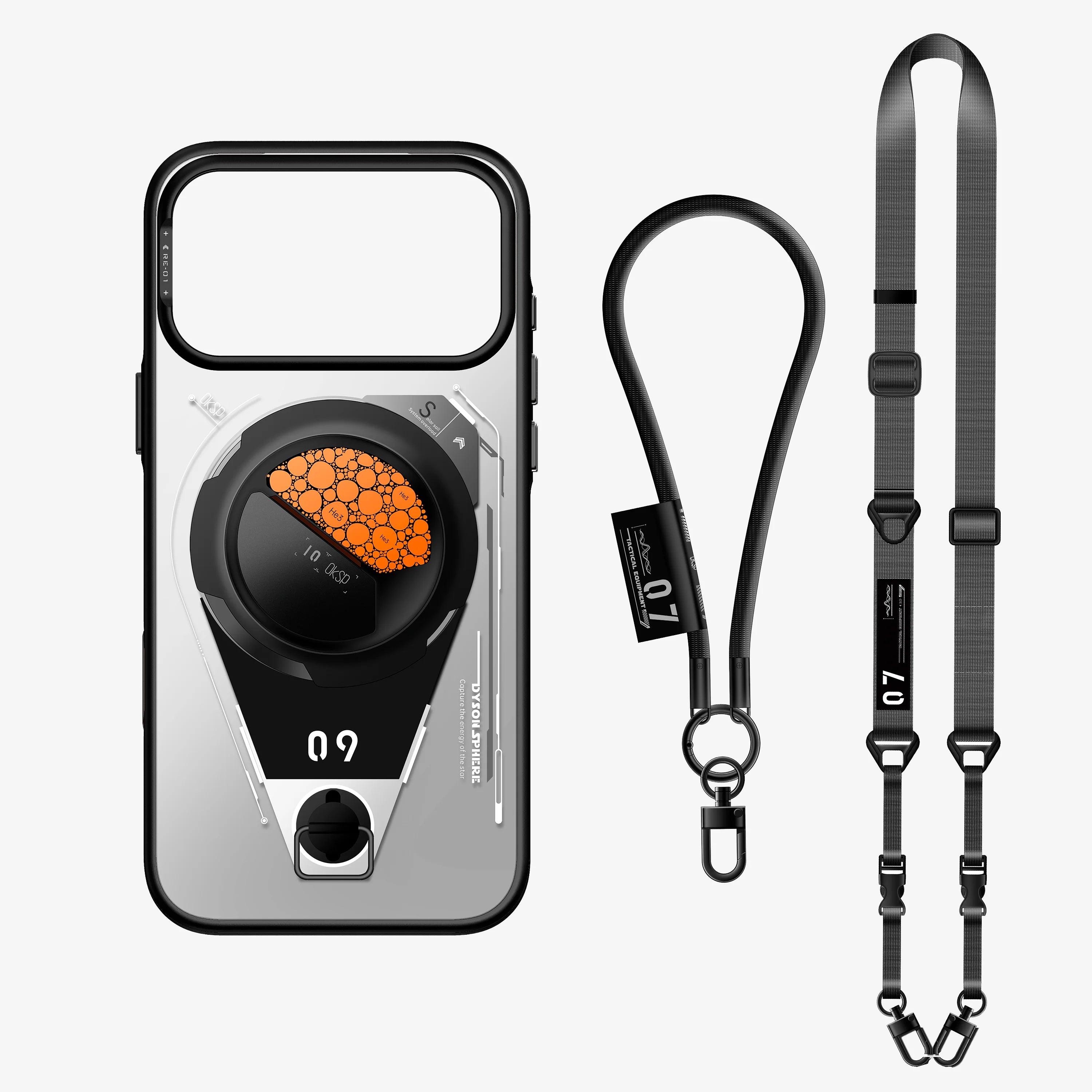 Tri-Pack: Case + Enfriador + Strap OKSP - iPhone 17 Pro Max (MagSafe)