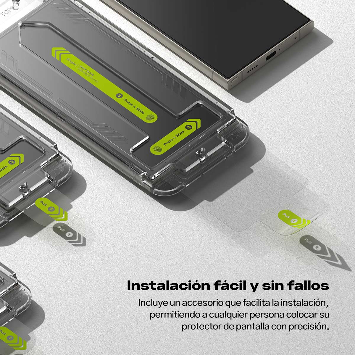 Protector de Pantalla Vidrio HD Ringke - Galaxy S24 Ultra ( 2 und)