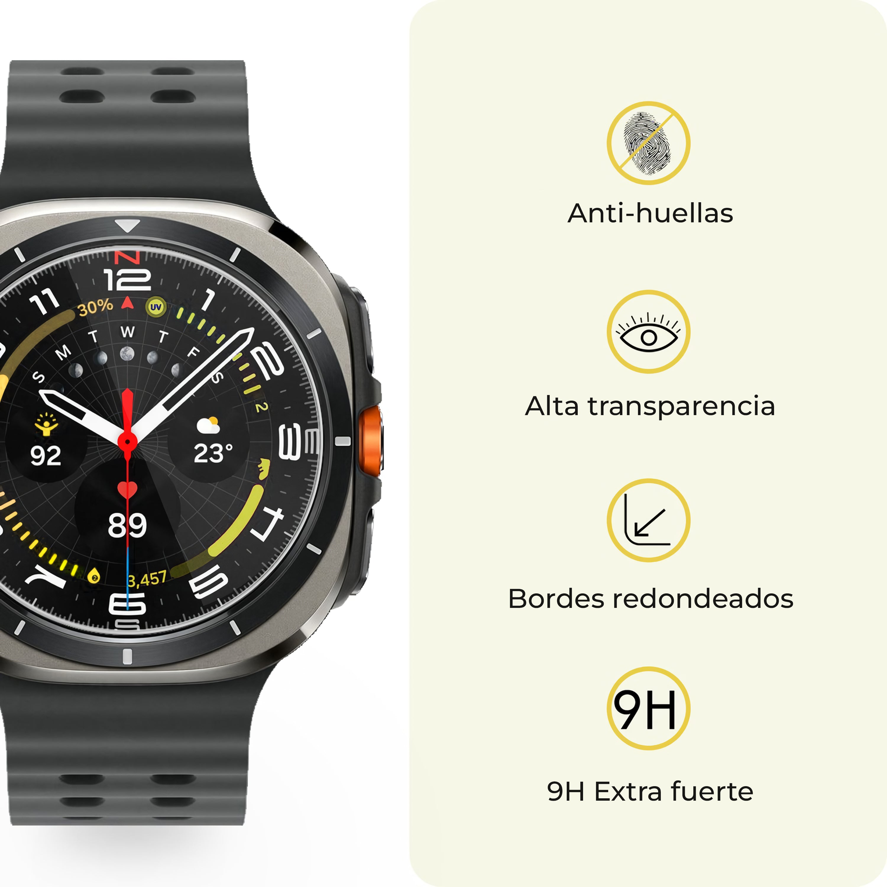 Protector de Pantalla HD Samsung Galaxy Watch 7 Ultra