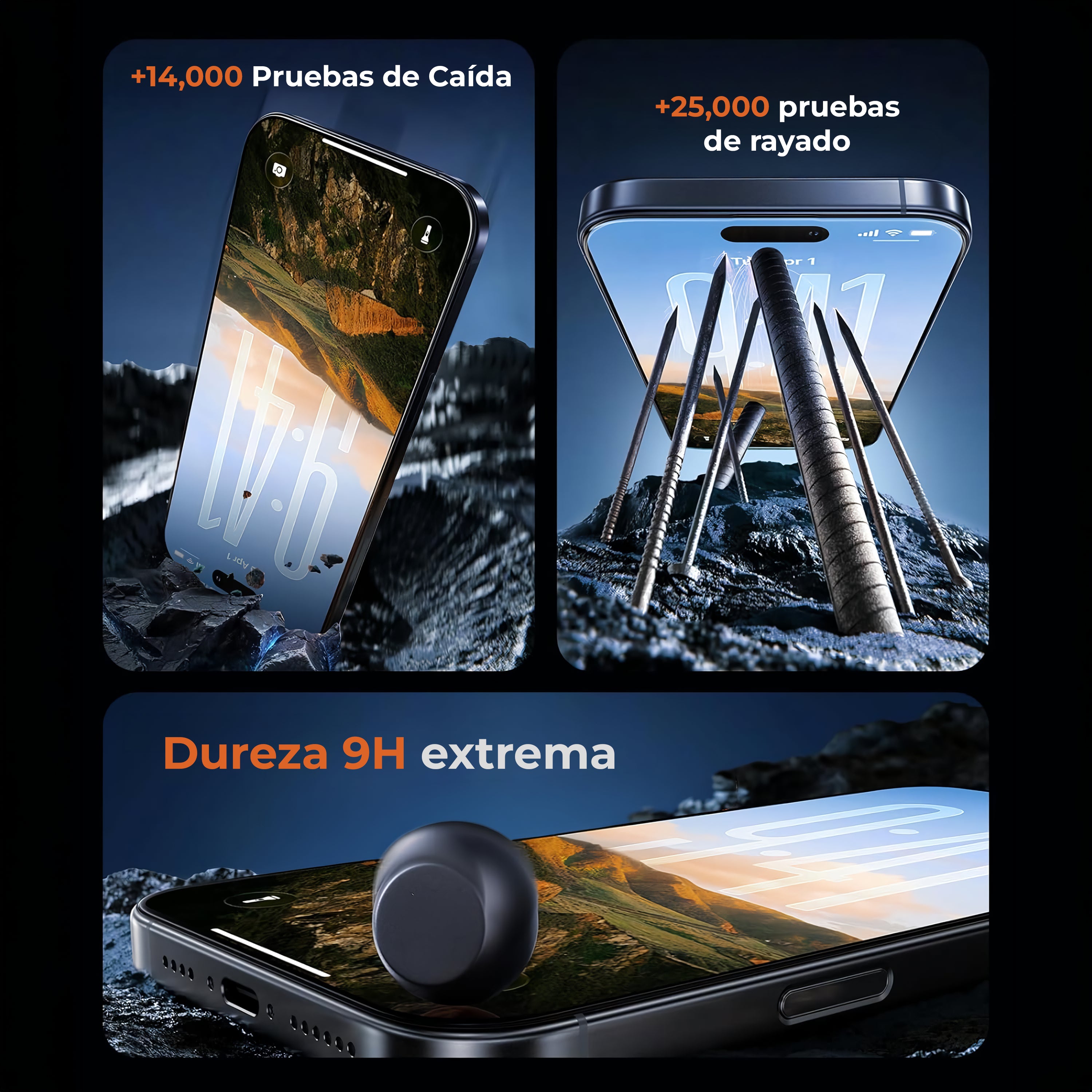 Protector de Pantalla AR-Anti reflectante iPhone 17 Pro Max