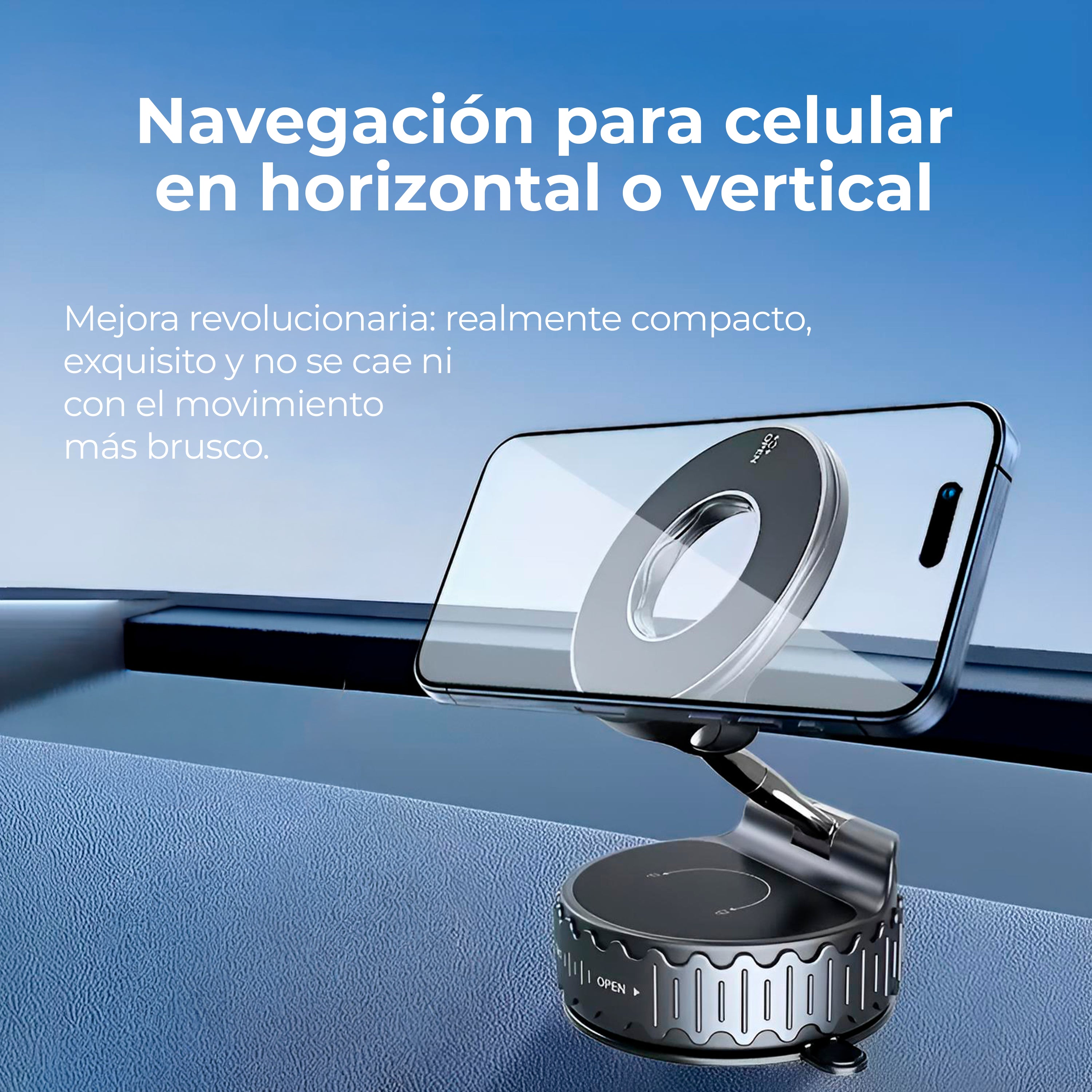 Soporte Magnético Seguro - Super Gama Pro | Parante MagSafe 360°