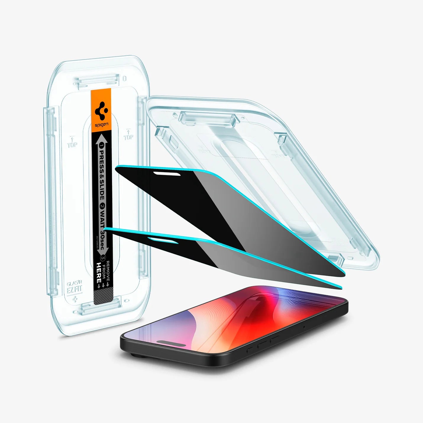 Spigen EZ FIT GLAS.tR Privacy iPhone 17 Pro Max / iPhone 16 Pro Max (2 UND)