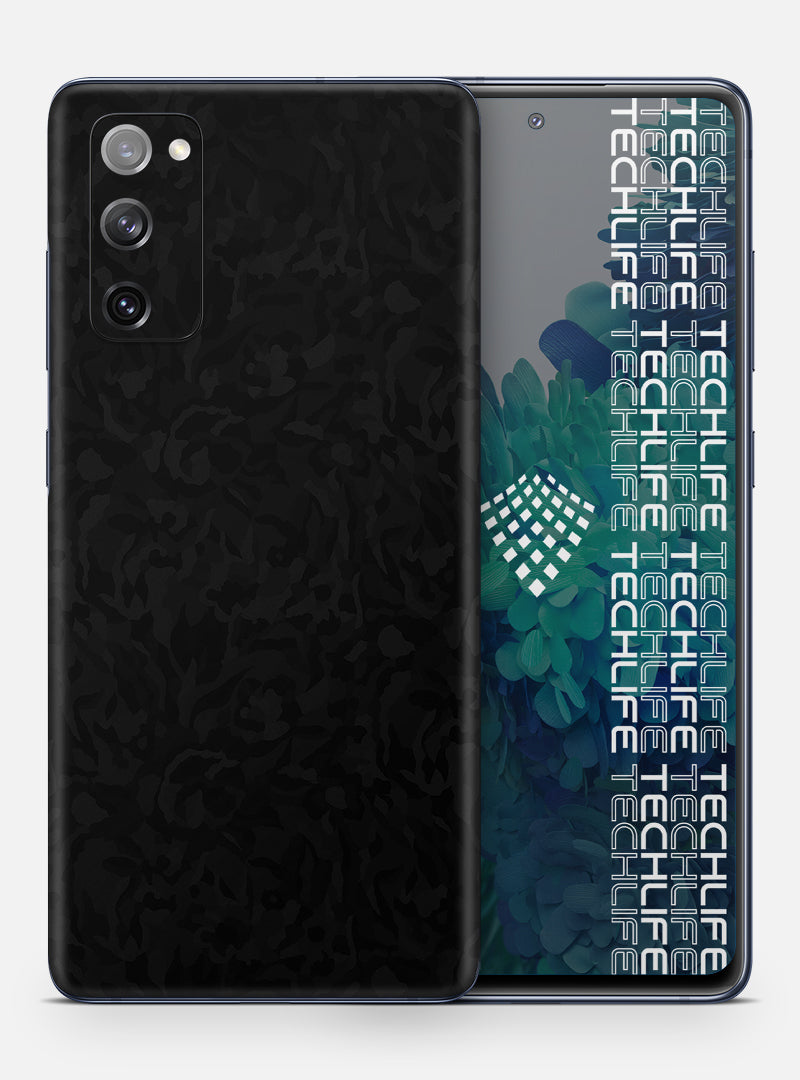 Skin Premium Camuflaje Espectro Negro Galaxy S20 FE