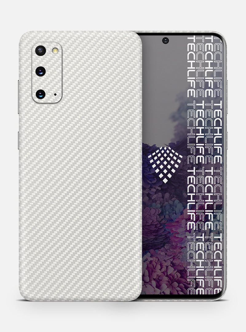 Skin Carbon White para Galaxy S20