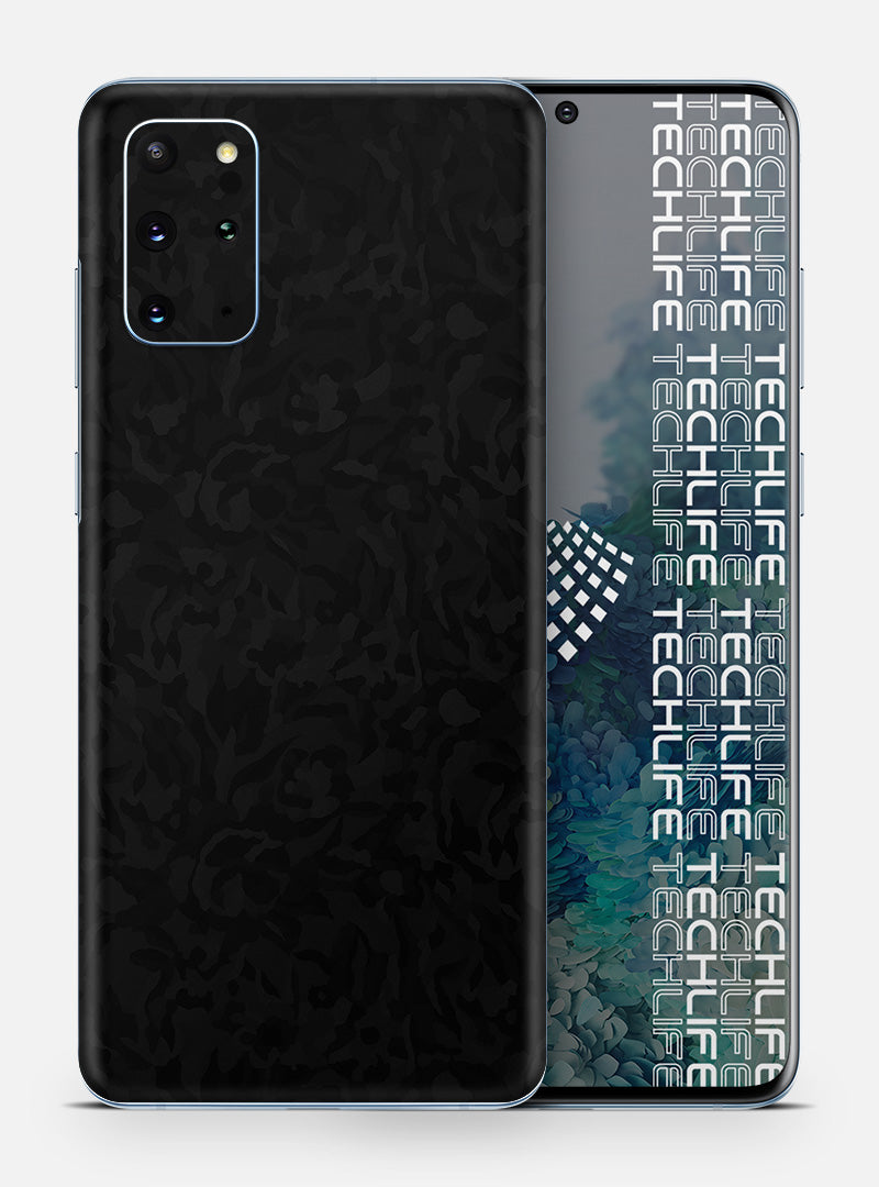 Skin Premium Camuflaje Espectro Negro Galaxy S20 Plus