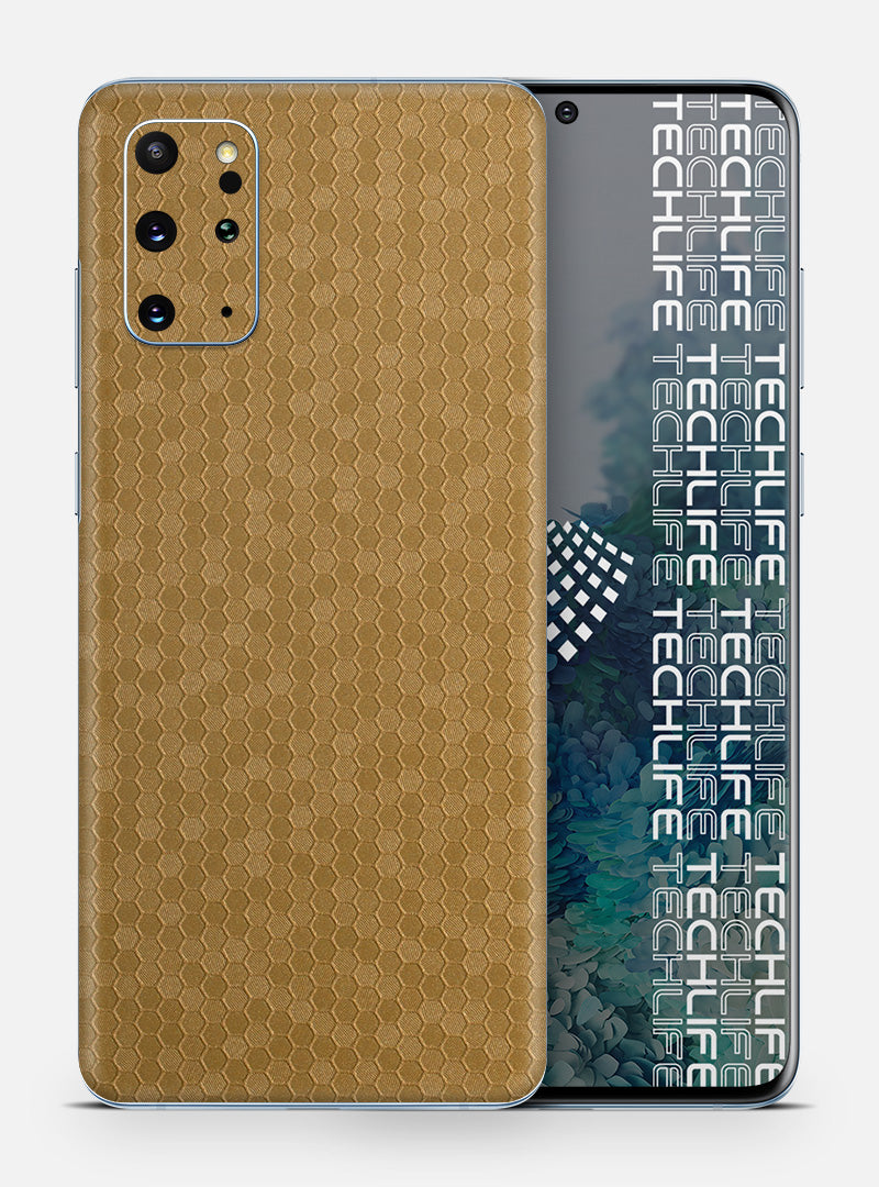 Skin Honeycomb Gold para Galaxy S20 Plus