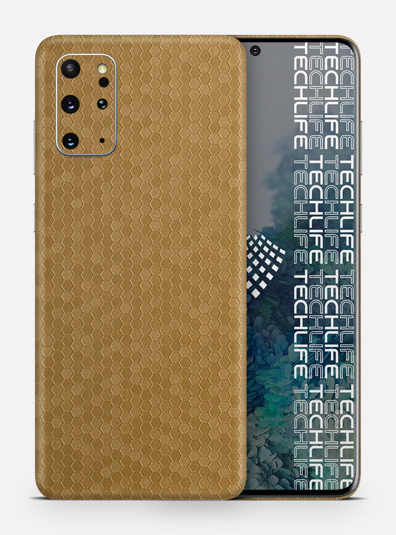 Skin Honeycomb Gold para Galaxy S20 Plus