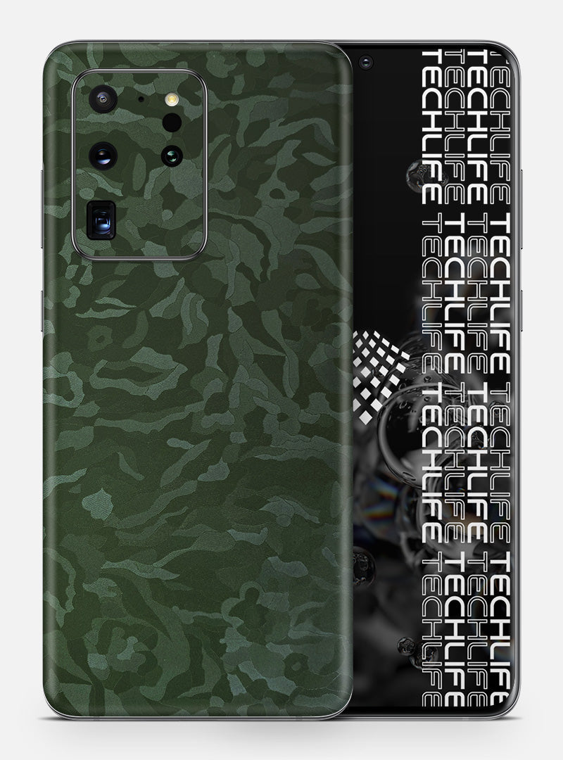 Skin Premium Camuflado Comando Oscuro Galaxy S20 Ultra