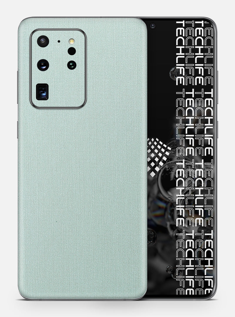 Skin Linen Aquagreen para Galaxy S20 Ultra