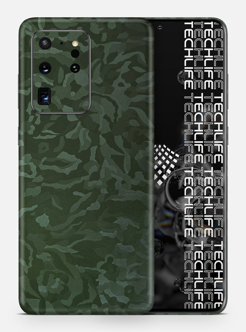 Skin Premium Camuflado Comando Oscuro Galaxy S20 Ultra