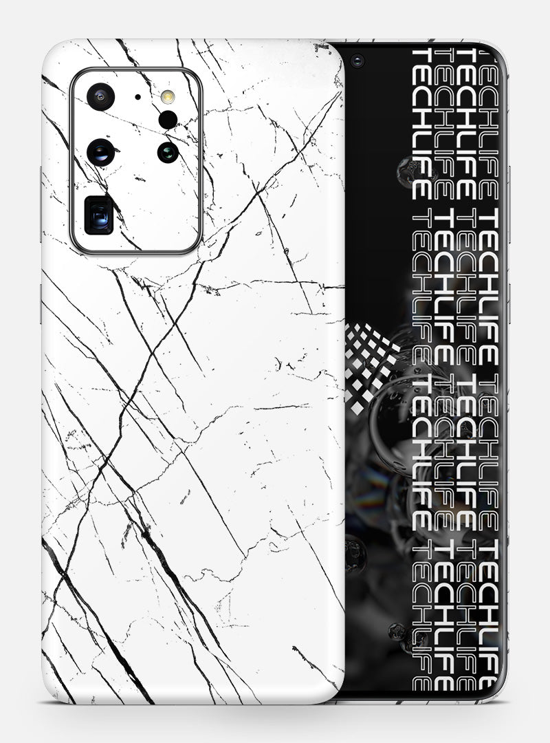 Skin Marmol Whitestripes para Galaxy S20 Ultra