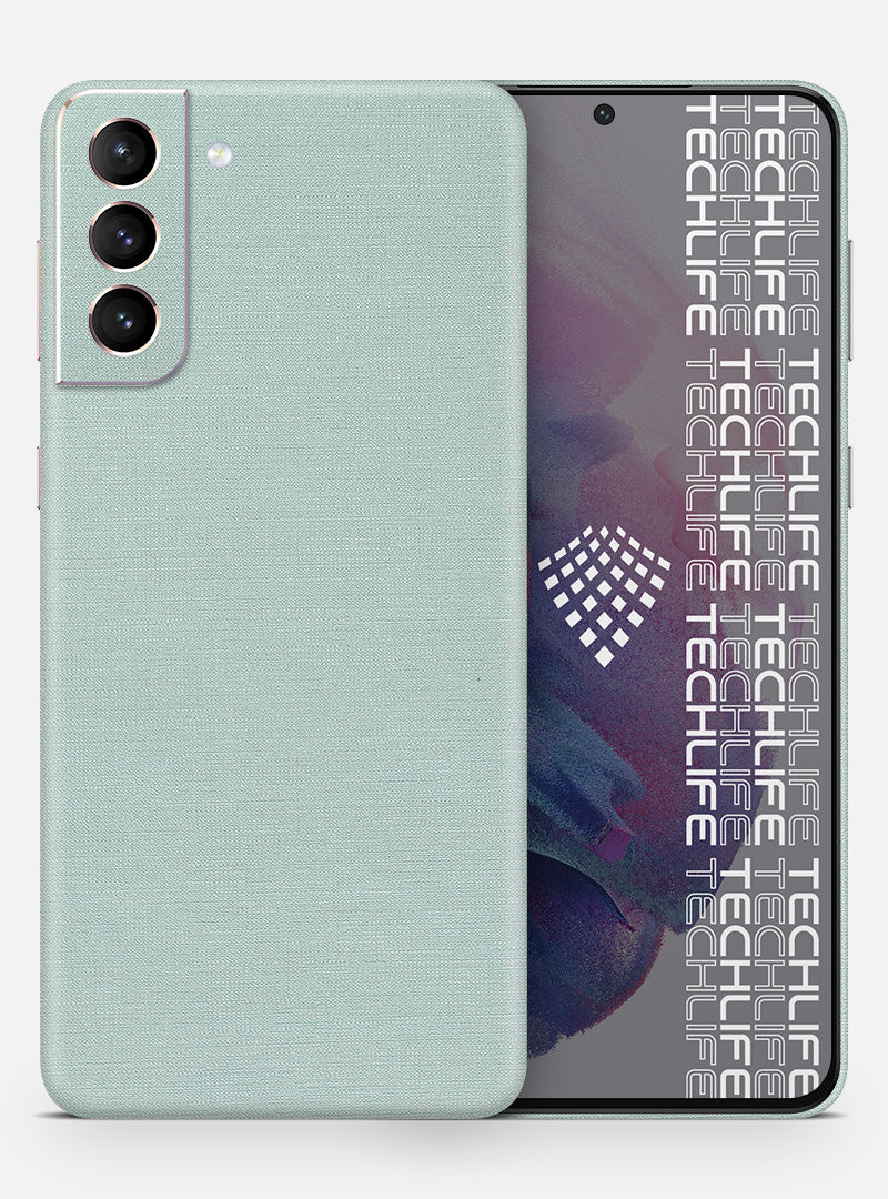 Skin Linen Aquagreen para Galaxy S21