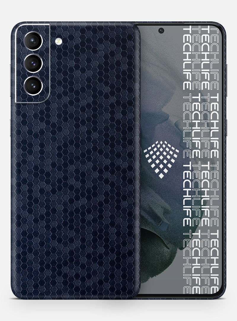 Skin Premium HexaTech Océano Azul Galaxy S21 Plus