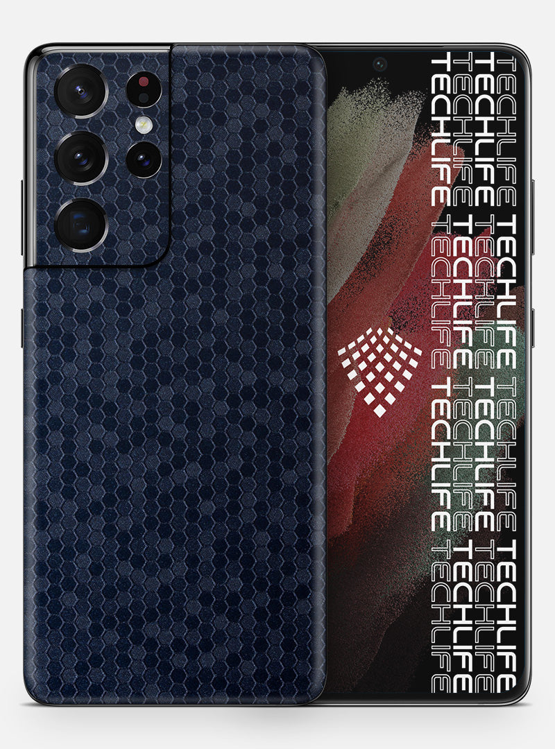 Skin Premium HexaTech Océano Azul Galaxy S21 Ultra