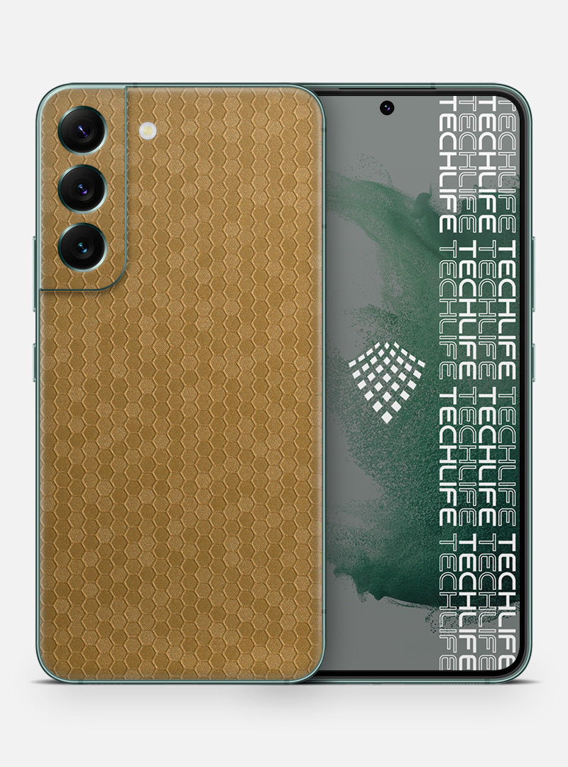 Skin Honeycomb Gold para Galaxy S22