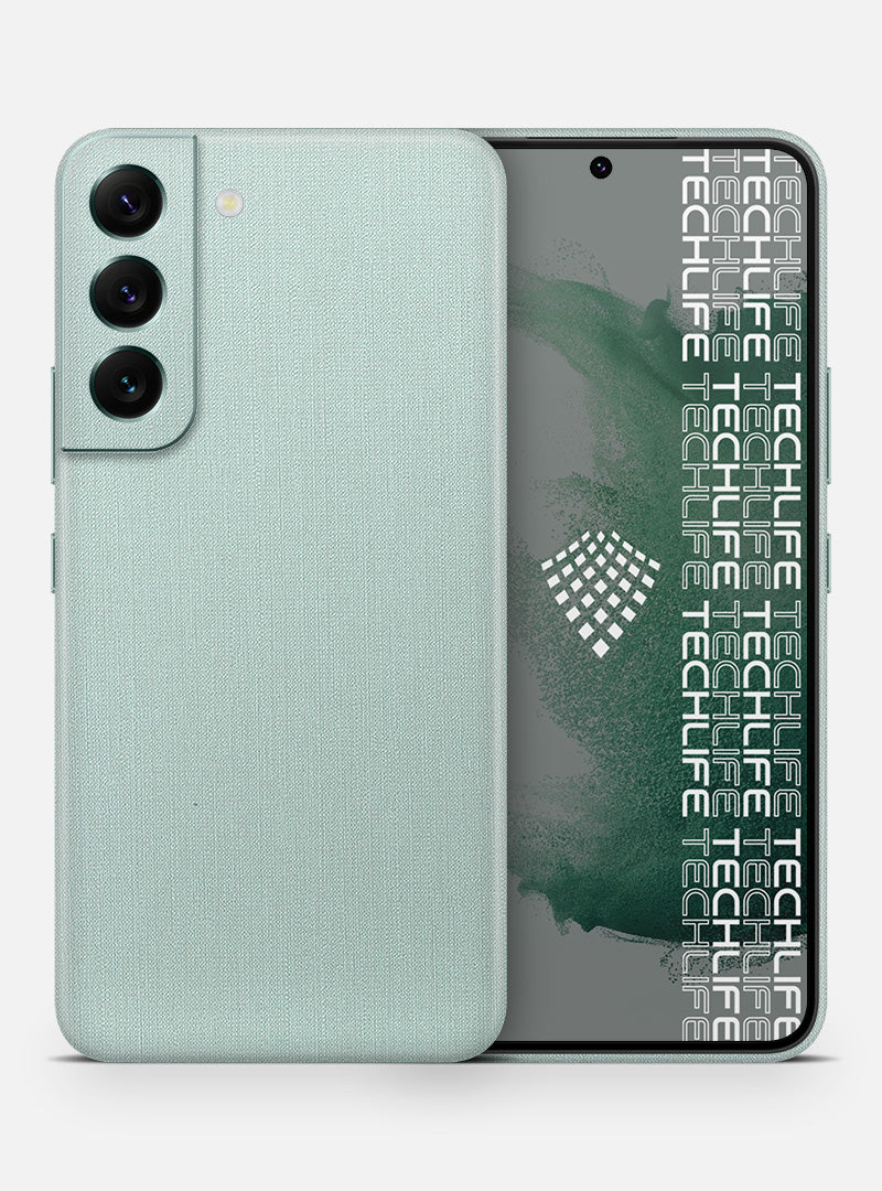 Skin Linen Aquagreen para Galaxy S22