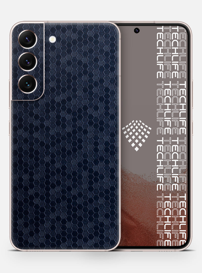 Skin Premium HexaTech Océano Azul Galaxy S22 Plus