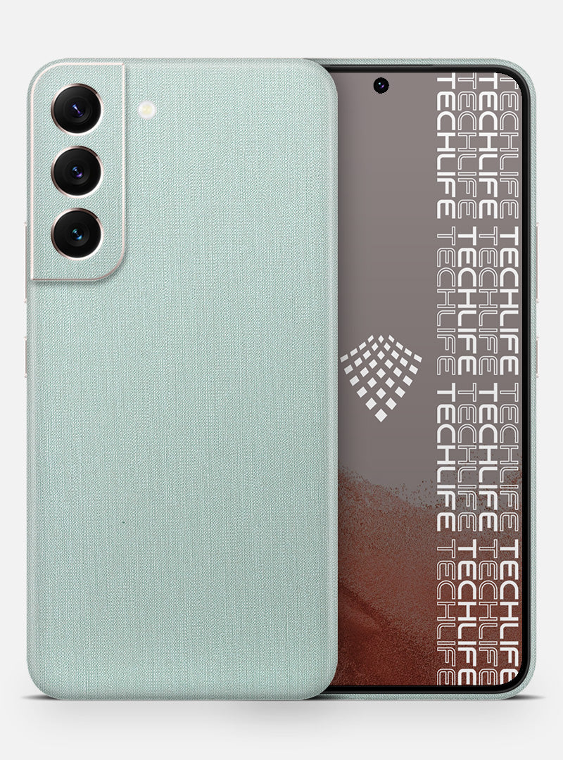 Skin Linen Aquagreen para Galaxy S22 Plus