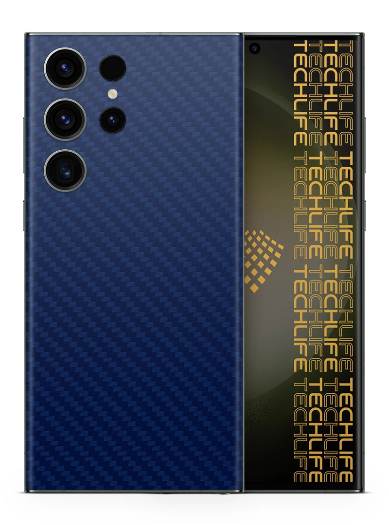 Skin Premium Carbono Azul Samsung Galaxy S23 Ultra