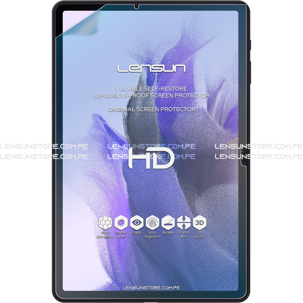 Lensun Protector de Pantalla HD Shield para Galaxy Tab S7+