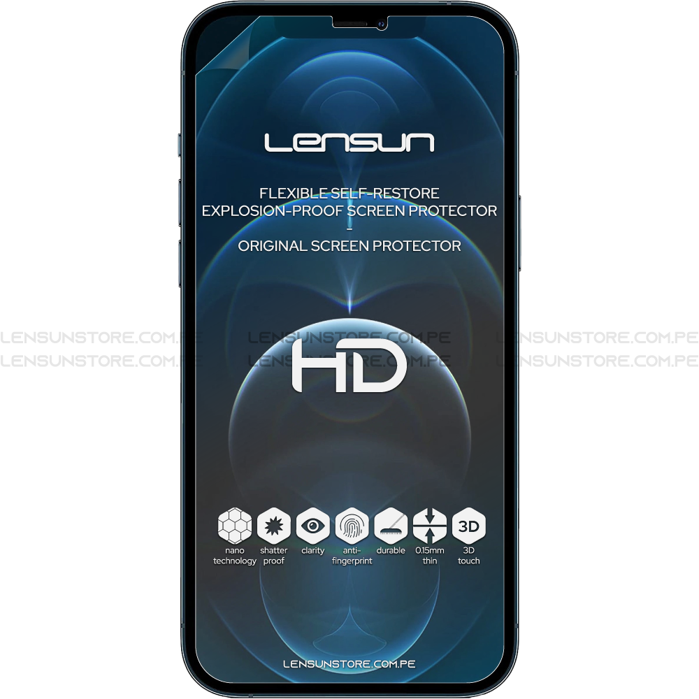 Protector de Pantalla Lensun HD iPhone 12 Pro Max