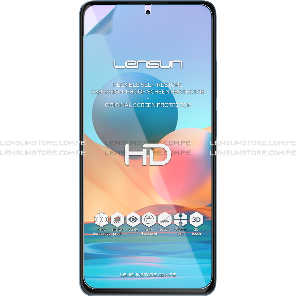 Protector de Pantalla Lensun HD  Xiaomi Redmi Note 10 Pro