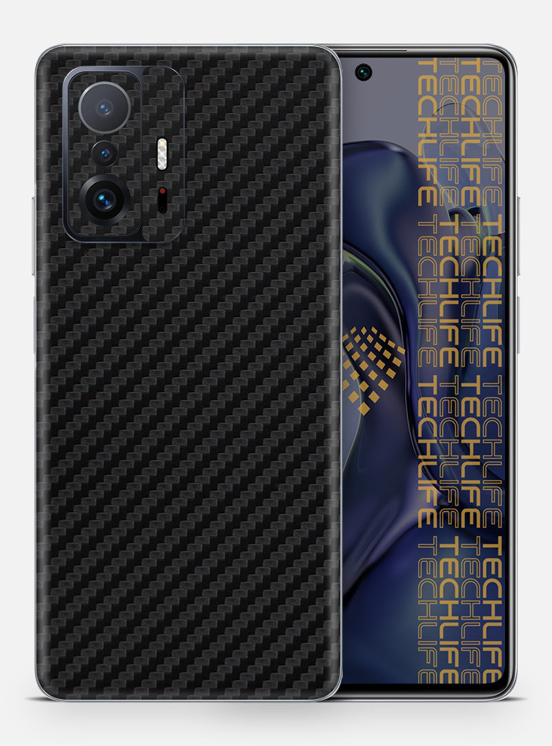 Skin  Black 3D Carbon para  Mi11 T