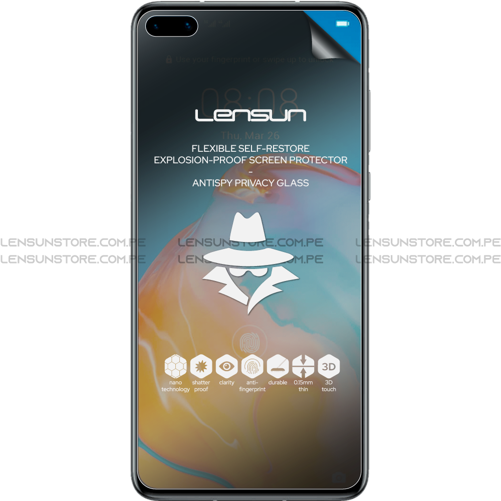 Protector de Pantalla Lensun Privacidad Mate Huawei P40