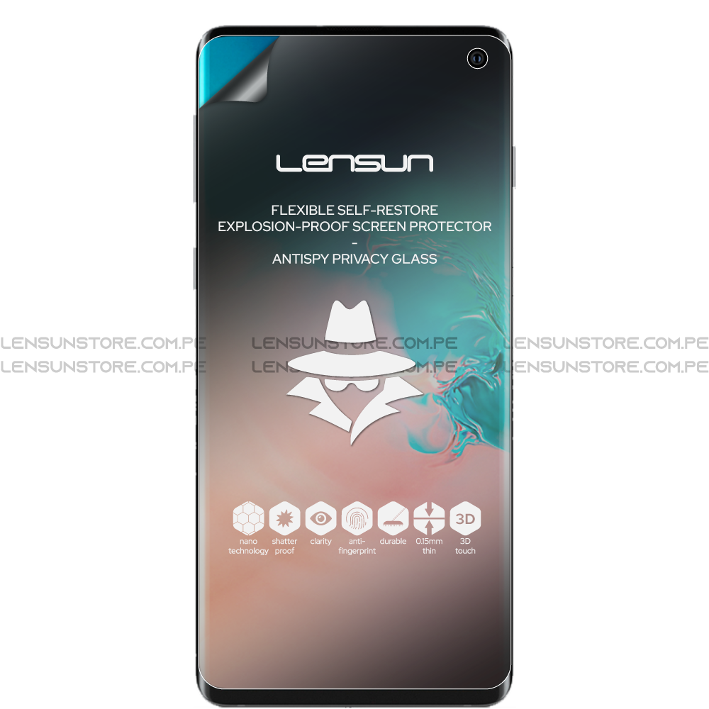 Protector de Pantalla Lensun Privacidad Mate Samsung Galaxy S10