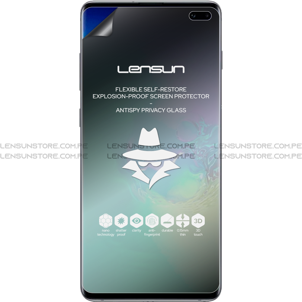 Protector de Pantalla Lensun Privacidad Mate Samsung Galaxy S10 Plus