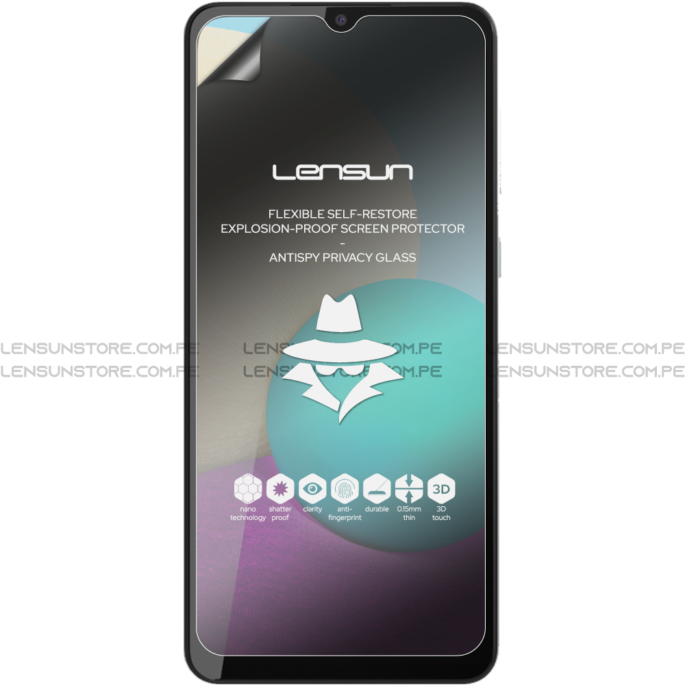 Protector de Pantalla Lensun Privacidad Mate Samsung Galaxy A02