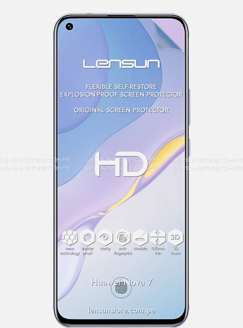 Protector de Pantalla Lensun HD Huawei Nova 7