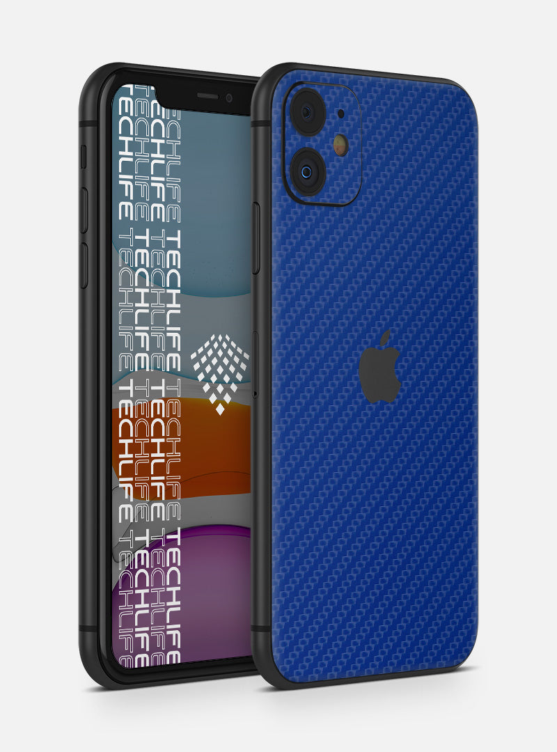 Skin Premium Carbono Azul iPhone 11