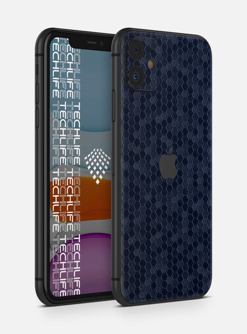 Skin Premium HexaTech Océano Azul iPhone 11