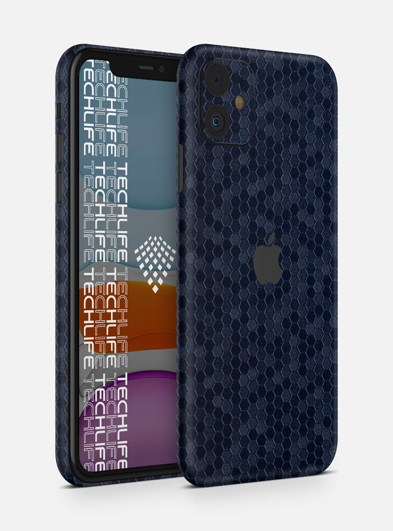 Skin Premium HexaTech Océano Azul iPhone 11