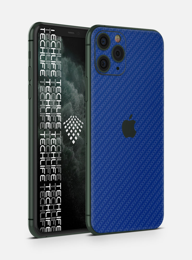 Skin Premium Carbono Azul iPhone 11 Pro