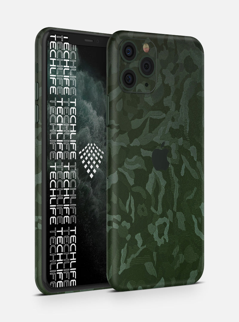 Skin Premium Camuflado Comando Oscuro iPhone 11 Pro