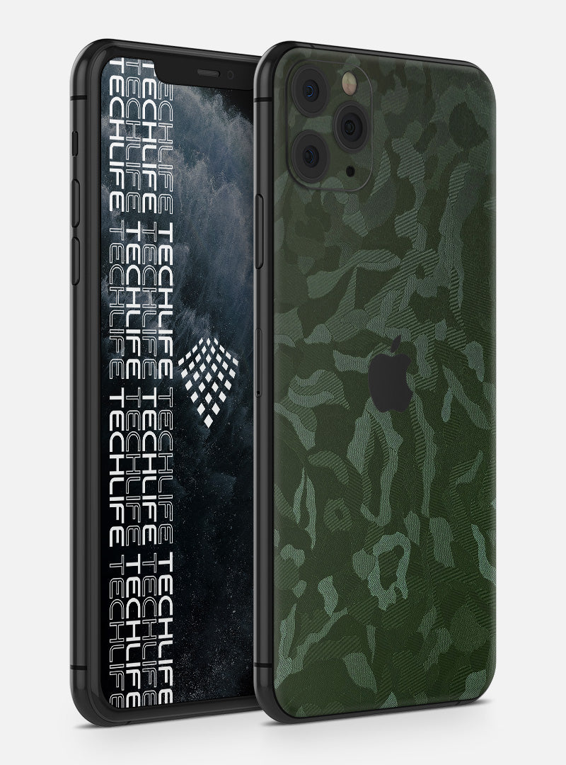 Skin Premium Camuflado Comando Oscuro iPhone 11 Pro Max