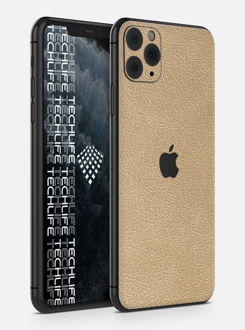 Skin Premium Cuero Esencia Marfil iPhone 11 Pro Max