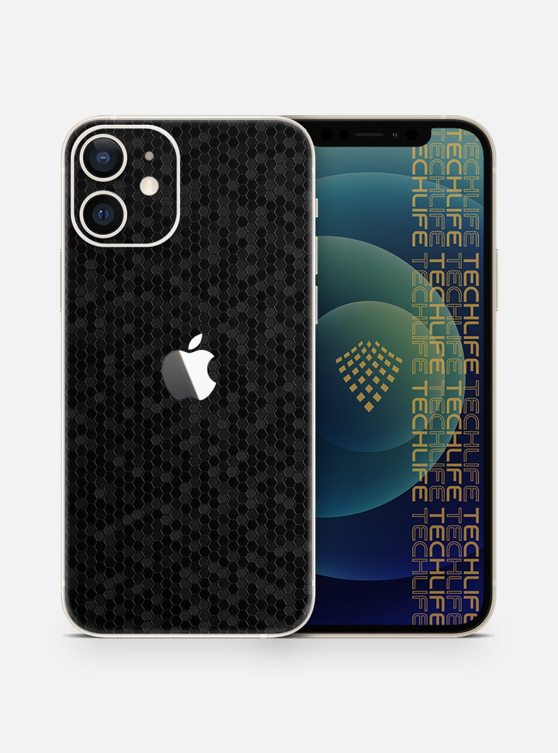 Skin Premium HexaTech Abismo Negro iPhone 12