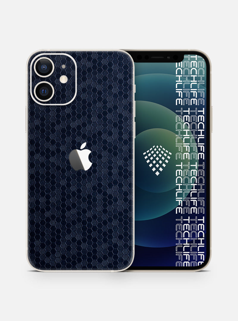 Skin Premium HexaTech Océano Azul iPhone 12